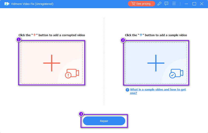 Voeg de video's toe en repareer