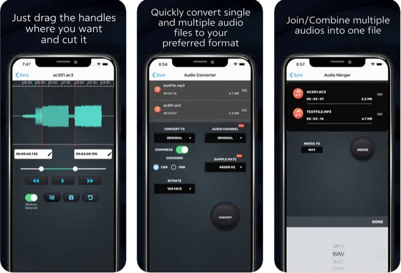 Fusie van Audio Cutter Converter