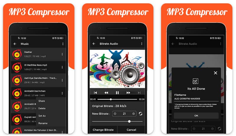 Compressor de áudio MP3