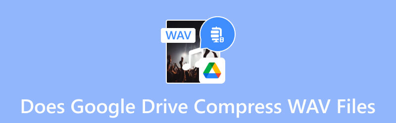 Pakkaako Google Drive WAV-tiedostoja