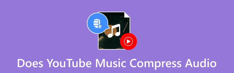 Komprimerer YouTube Music lyd