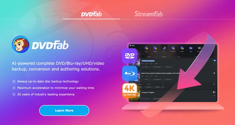 DVDFab Oynatıcı 6 Ultra
