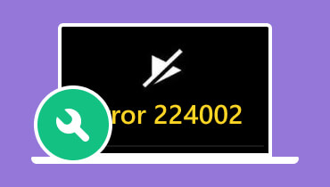 Reparar el código de error 224002