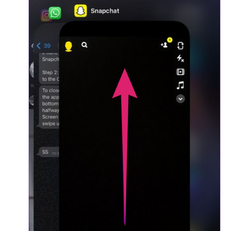 Snapchat Fix Forza Arresta iPhone