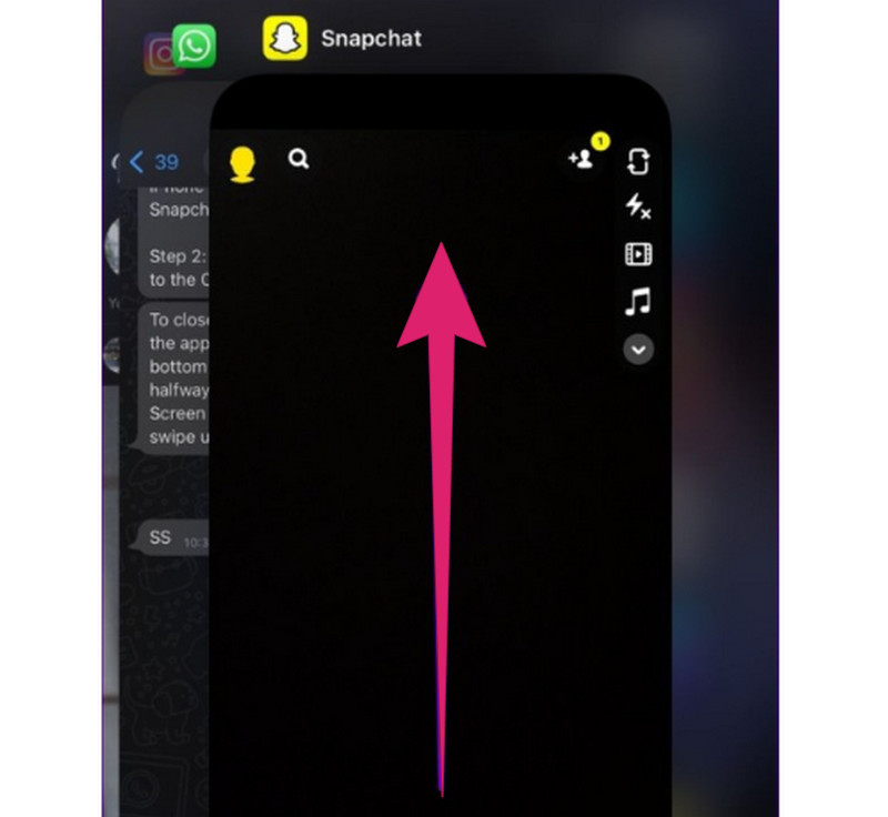 Snapchat Napraw Wymuś zatrzymanie iPhone'a