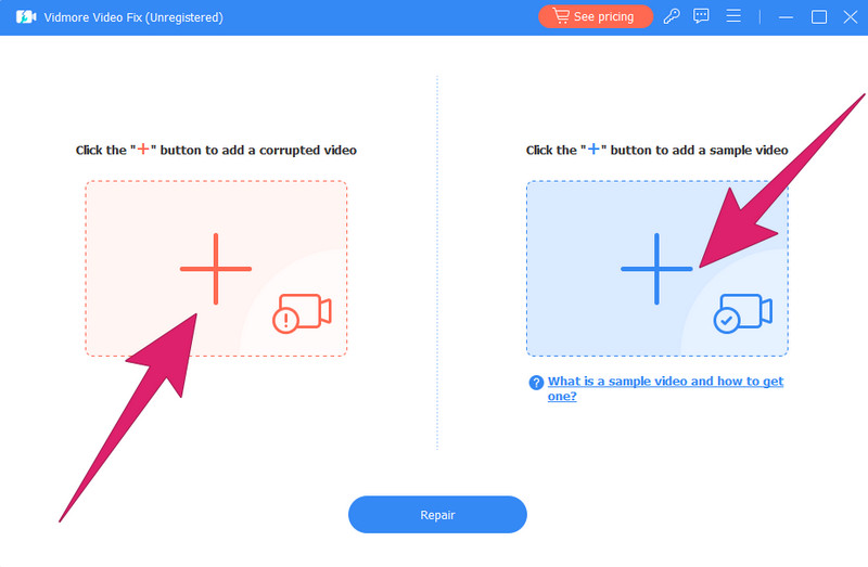 Vidmore Video Fix Load Videos