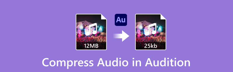 Comprimați audio în audiție