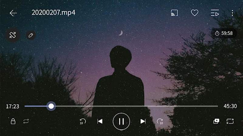 Antarmuka Aplikasi KMPlayer