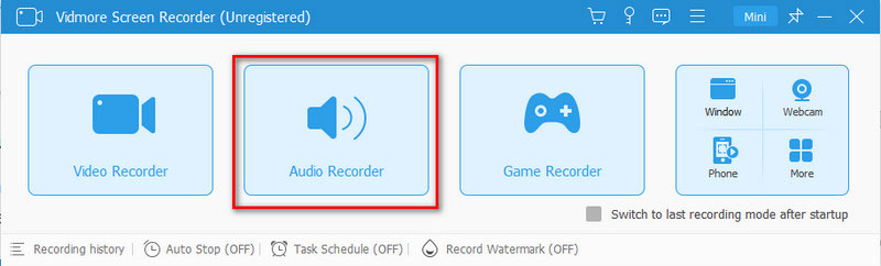 Videomore Screen Recorder Audio Record