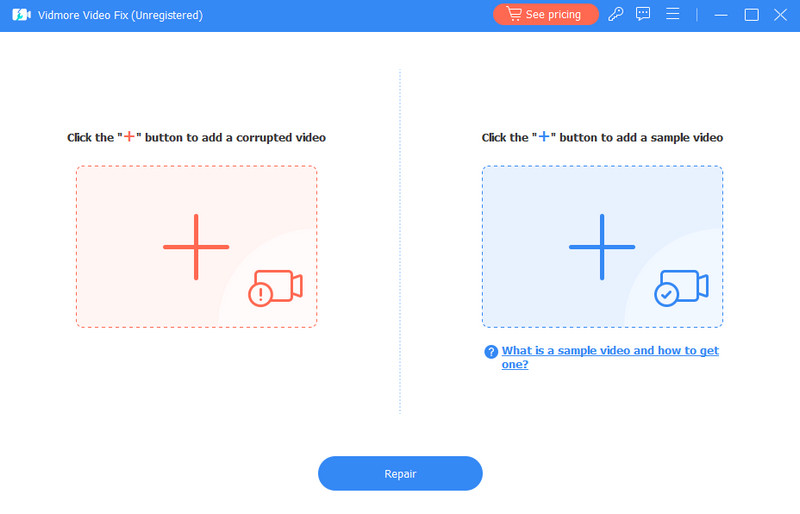 Arquivos de carregamento de correção de vídeo