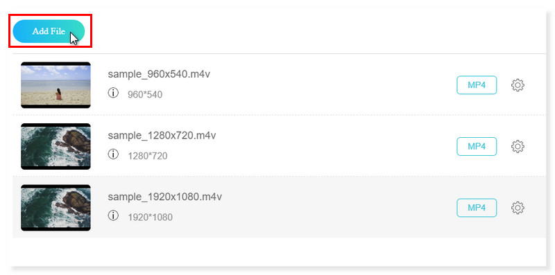 Vidmore Besplatno dodavanje datoteka