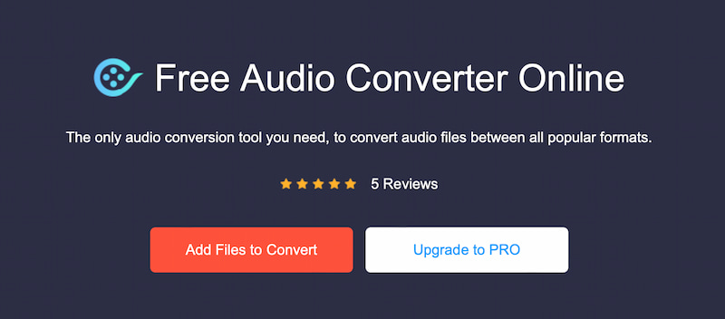 Vidmore Convertidor de audio gratuito en línea