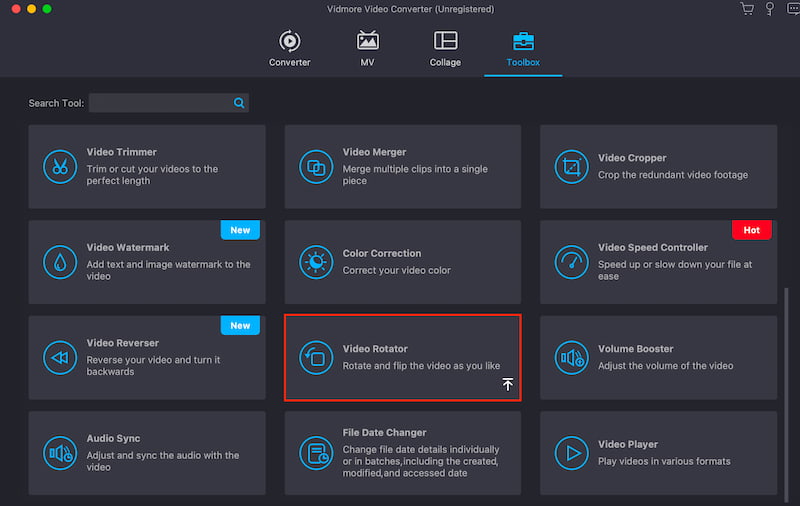 Vidmore Video Converter Rotador de video