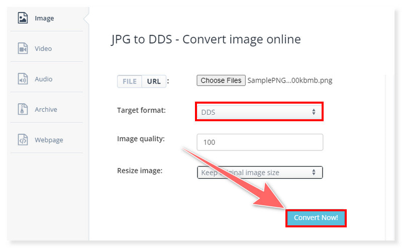 Account Online DDS Converter