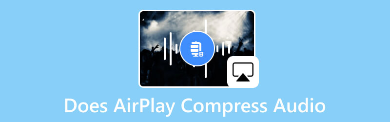 O Airplay comprime áudio