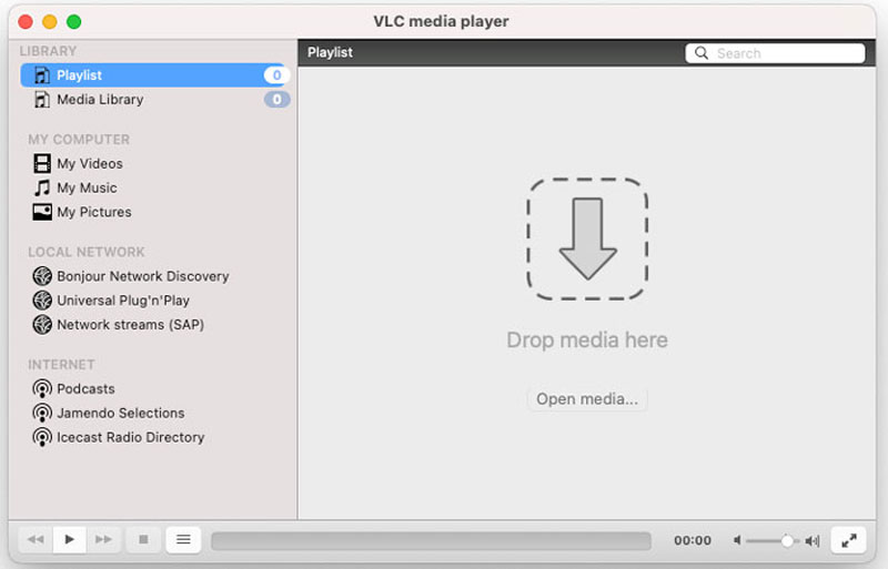 Open bestand VLC