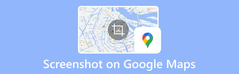Kuvakaappaus Google Mapsissa