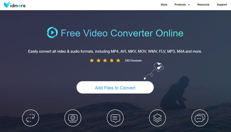 Giao diện trực tuyến của Vidmore Converter