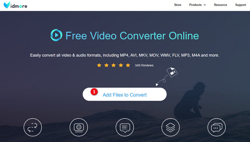 Adicionar WebM WAV Vidmore Online