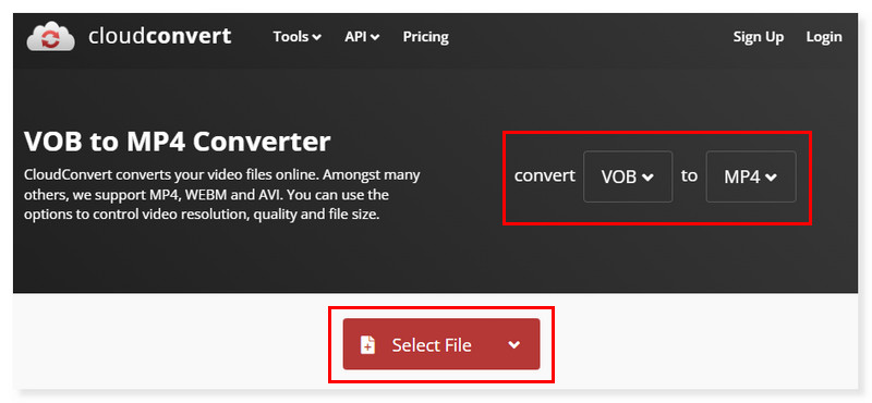 Cloudconvert Add Files