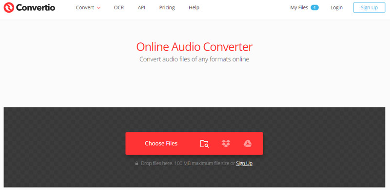 Konverter Audio Convertio