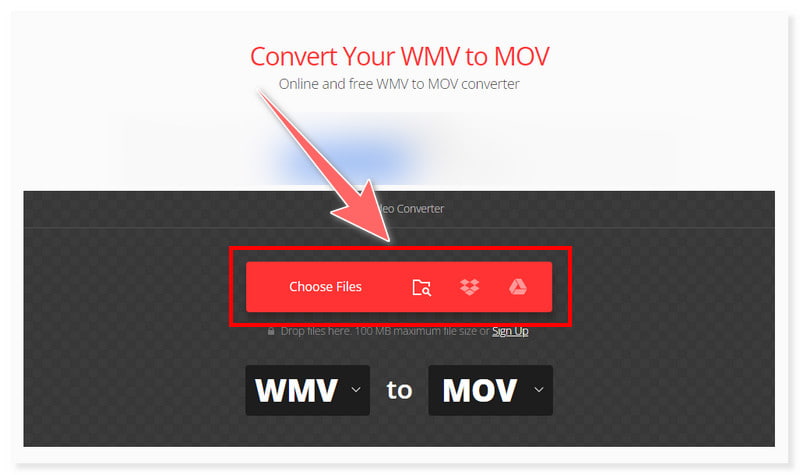 Konverter WMV til MOV Converter