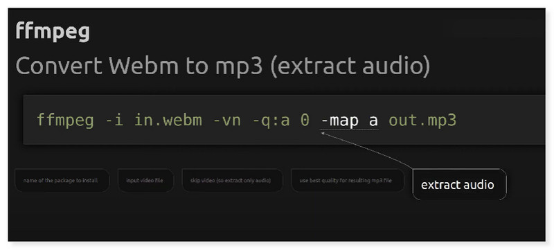 FFmpeg Extract MP3 Audio
