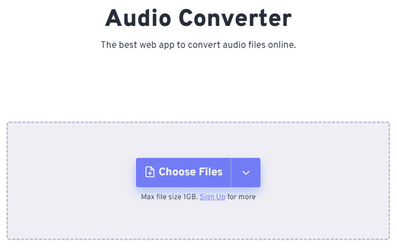 Freeconvert 音频转换器