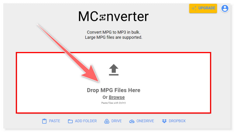 MConverter Online MPG to MP3