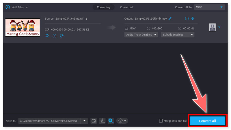 Vidmore Convert All to GIF