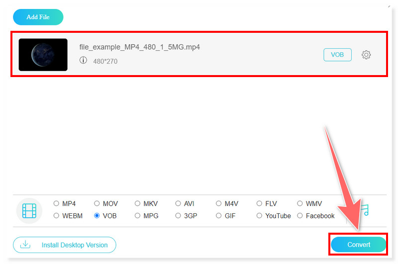 Vidmore โปรแกรมแปลงวิดีโอออนไลน์ฟรี