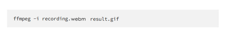 โปรแกรมแปลงไฟล์ WEBM GIF FFMPEG