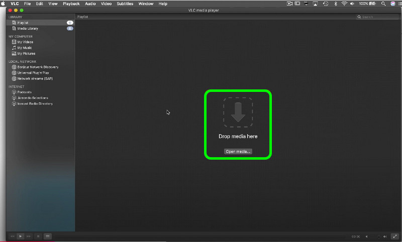 Grag The MP4 File VLC
