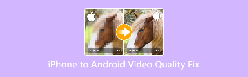 Naprawa jakości wideo z iPhone'a na Androida