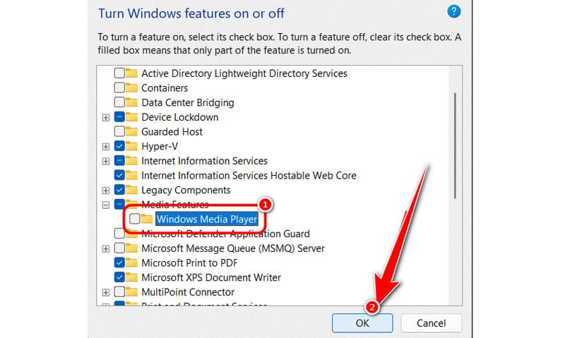 Riattiva Windows Media Player