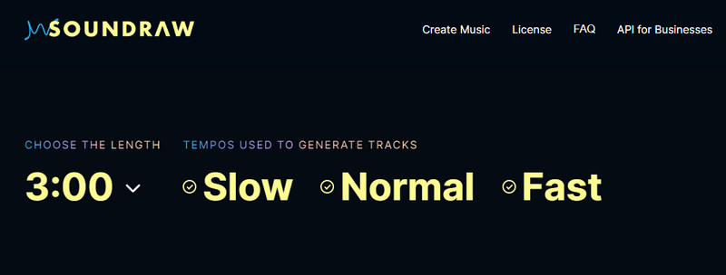 Select Length And Speed