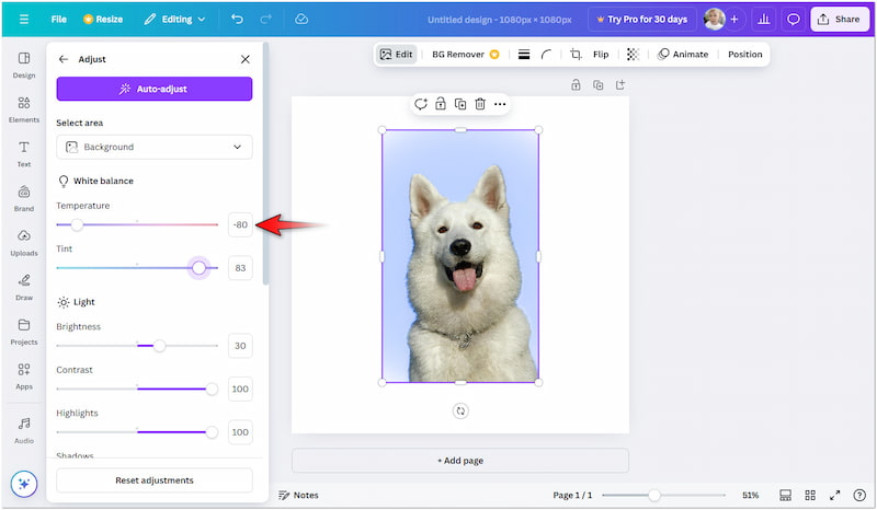 Adjust Image Effects