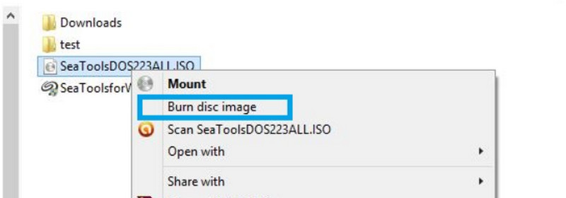 Burn Disc Image