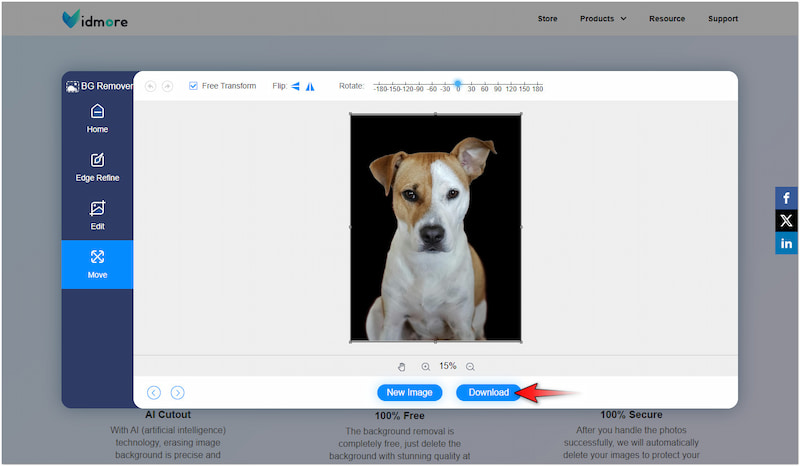 Download Changed Background Color