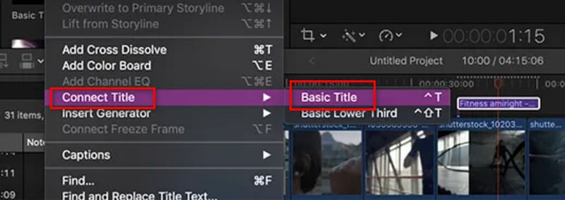 Judul Dasar Final Cut