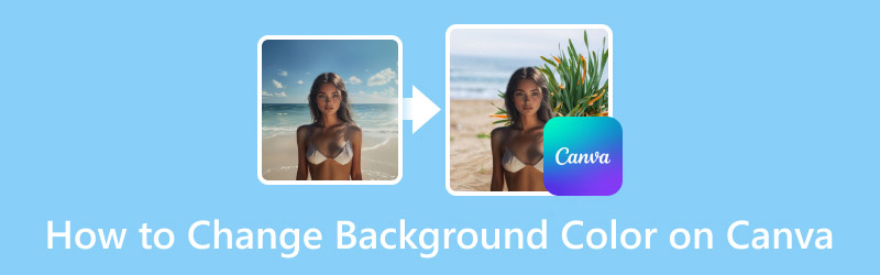 How To Change Background Color On Canva