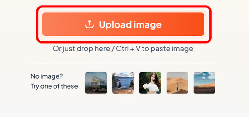 Botão de upload Remover marca d'água