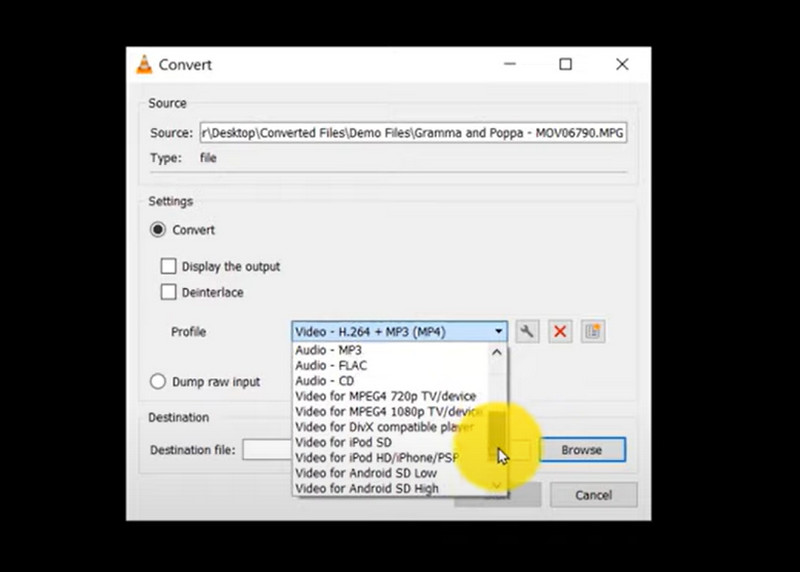 VLC 音频转换器