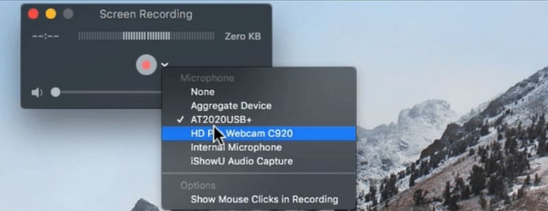 Registratore Quicktime