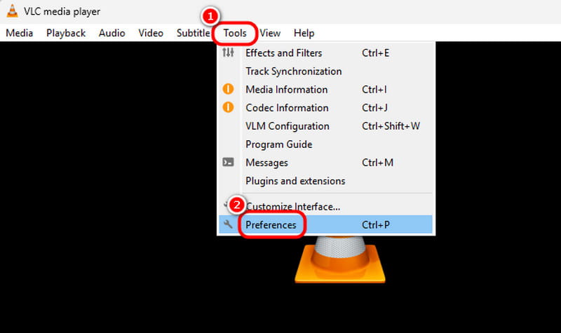 工具 偏好設定 Vlc