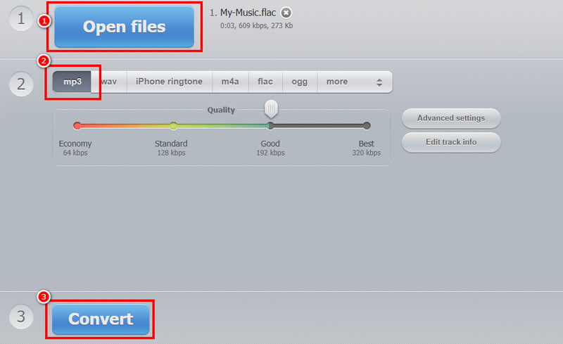 Convert Flac To Mp3 Online Audio Converter