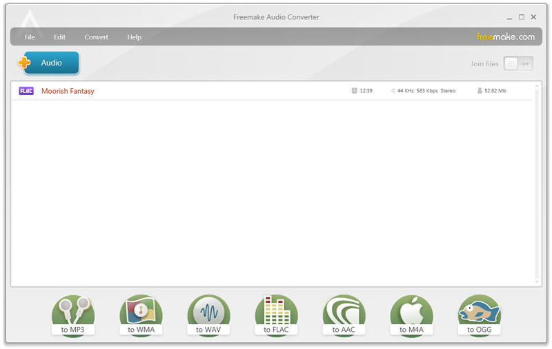 Convierte FLAC a MP3 gratis con Freemake
