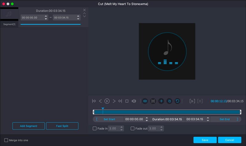 Vidmore Edit Audio Cut