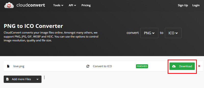 Download Ico Cloudconvert