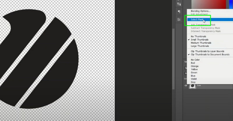 Velg Pixel Photoshop